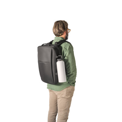 DALLAS. High-density recycled 600D polyester travel backpack for 17'3 laptop